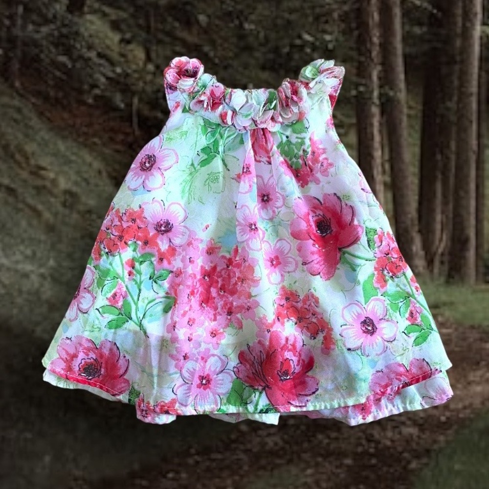 Roses Fairy Ruffly Dress. 12mo